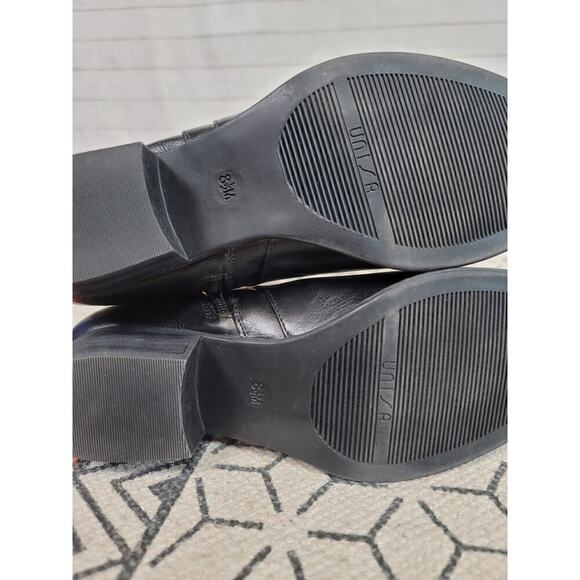 UNISA PHILLIPPA BLACK ANKLE BOOTIES W SIDE BUCKLE DETAILS, SZ 8.5 - Picture 13 of 16